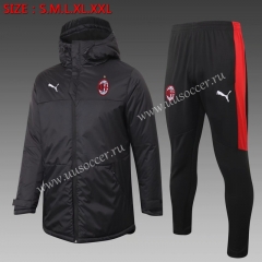 2020-2021 AC Milan Black Cotton Uniform With Hat -815