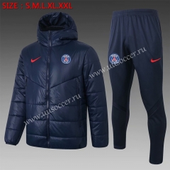 2020-2021 Jordan Paris SG Royal Blue Cotton Uniform With Hat-815