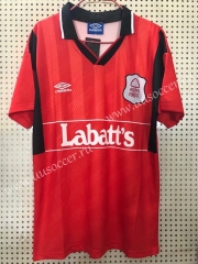 94-95 Retro Version Nottingham Forest Home Red Thailand Soccer Jersey AAA-811