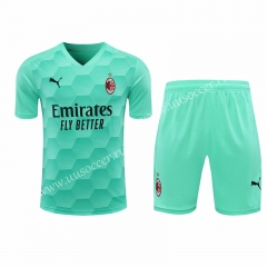 2020-2021 AC Milan Goalkeeper Light Green Thailand Soccer Uniform-418