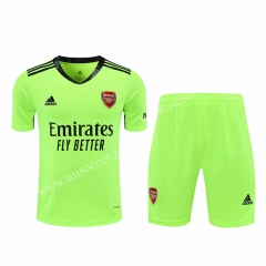 2020-2021 Arsenal Goalkeeper Green Thailand Soccer Uniform-418