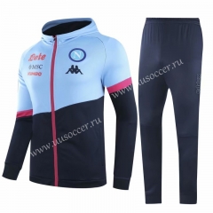 2020-2021 Napoli Royal Blue Thailand Soccer Jacket Uniform With Hat-GDP