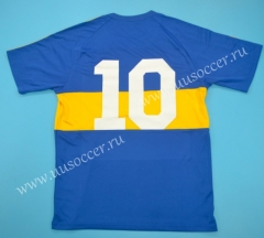 1981 Retro Version Boca Juniors Blue #10 Thailnad Soccer Jersey-SL