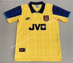 1994 Retro Version Arsenal 2nd Away Yellow Thailand Soccer Jersey AAA-709
