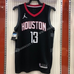 2020-2021 City Jordan Version NBA Houston Rockets Black #13 Jersey-311