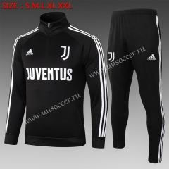 2020-2021 Juventus FC Black Thailand Soccer Tracksuit Uniform-815