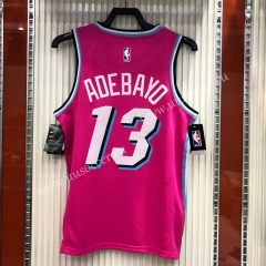 2020-2021 NBA Miami Heat Pink #13 Jersey-311