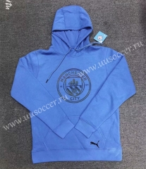 2020-2021 Manchester City Light Blue Thailand Tracksuit Top With Hat-CS