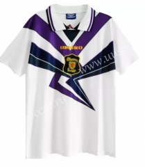 1994-1996 Retro Version Scotland White Thailand Soccer Jersey AAA-C1046