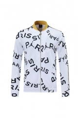 Fashion Version 2020-2021 Paris SG White Soccer Jacket Top-LH