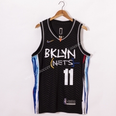 2020-2021 City Version NBA Brooklyn Nets Black #11 Jersey