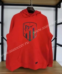 2020-2021 Atletico Madrid Red Thailand Soccer Tracksuit Top With Hat