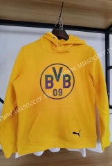 2020-2021 Borussia Dortmund Yellow Thailand Soccer Tracksuit Top With Hat