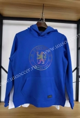 2020-2021 Chelsea Blue Thailand Soccer Tracksuit Top With Hat