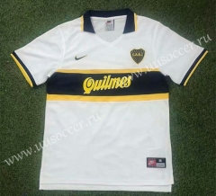 96-97 Retro Version Boca Juniors Away White Thailand Soccer Jersey-503