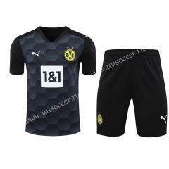 2020-2021 Borussia Dortmund Goalkeeper Black Thailand Soccer Uniform-418