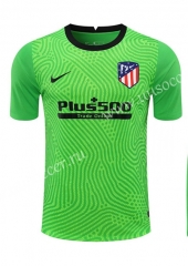 2020-2021 Atlético Madrid Green Thailand Soccer Jersey AAA-418