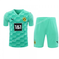 2020-2021 Borussia Dortmund Goalkeeper Green Thailand Soccer Uniform-418