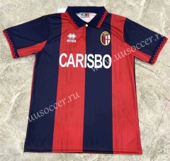 95 Retro Version Bologna FC 1909 Home Black & Red Thailand Soccer Jersey AAA-417