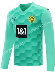 2020-2021 Borussia Dortmund Goalkeeper Green LS Thailand Soccer Jersey AAA-418