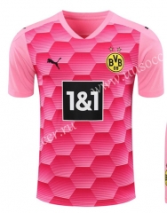 2020-2021 Borussia Dortmund Goalkeeper Pink Thailand Soccer Jersey AAA-418