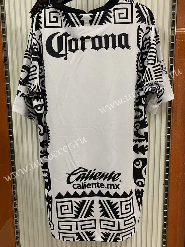 21 Club America 3rd Alway Black White Thailand Soccer Training Jersey 818 Club America