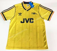 86-88 Retro Version Arsenal Away Yellow Thailand Soccer Jersey AAA-912