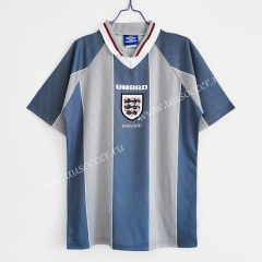1996 Retro Version England Away Gray Thailand Soccer Jersey AAA-C1046
