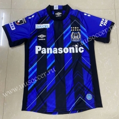 2021-2022 Gamba Osaka Home Blue & Black Thailand Soccer Jersey AAA-417