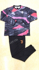2020-2021 Juventus FC Pink & Black Thailand Soccer Tracksuit Uniform-411