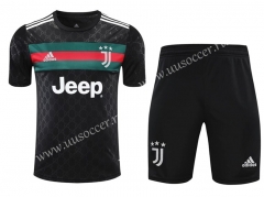 2020-2021 Juventus Black Thailand Soccer Training Uniform-418