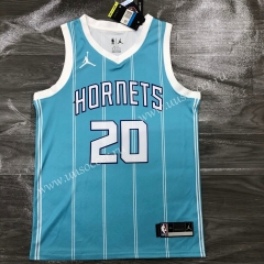 20-21 NBA Charlotte Hornets Blue #20 Jersey-311
