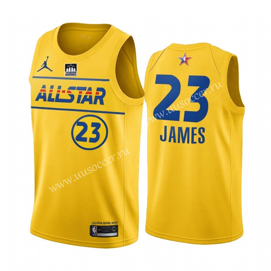 2021-2022 NBA All-Star Version Yellow #23 Jersey,All-Star Version