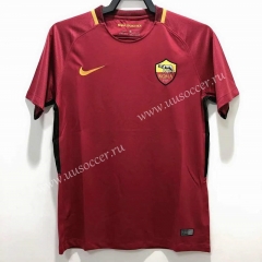 17-18 Retro Version AS Roma Home Red Thailand Soccer Jersey AAA-811