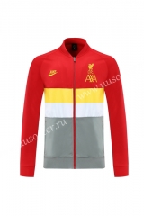 2020-2021 Liverpool Red & Gray & Yellow Thailand Soccer Jacket Top With Hat-LH