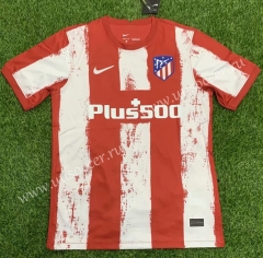 2021-2022 Atletico Madrid Home Red & White Thailand Soccer Jersey-407