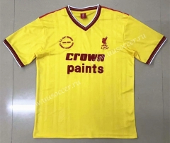 85-86 Retro Version Liverpool Away Yellow Thailand Soccer Jersey AAA-908