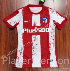 Player Version 2021-2022 Atletico Madrid Home Red & White Thailand Soccer Jersey-807
