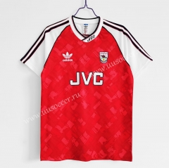 1990-92 Retro Version Arsenal Home Red Thailand Soccer Jersey AAA-C1046