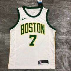 2019 limited Version NBA Boston Celtics White #7 Jersey-311