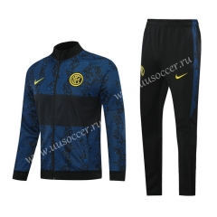 2020-2021 Inter Milan Royal Blue Thailand Soccer Jacket Uniform-411