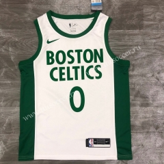 2020-2021 City Version NBA Boston Celtics White #0 Jersey-311