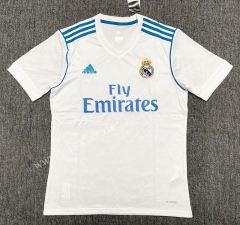17-18 Retro Version Real Madrid Home WhiteThailand Soccer Jersey AAA-518