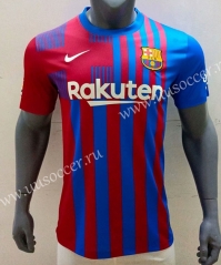 2021-2022 Barcelona Home Blue & Red Thailand Soccer Jersey AAA