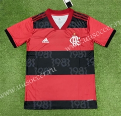 2021-2022 Flamengo Black & Red Thailand Soccer Jersey AAA-HR
