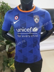 2021-Player Version 2022 Johor Home Royal Blue Thailand Soccer Jersey AAA