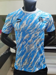 Player Jointed Version 2020-2021 Olympique de Marseille Light Blue Thailand Soccer Jersey AAA-FL