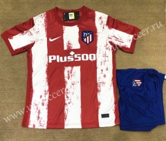 2021-2022 Atlético Madrid Home Red Soccer Uniform