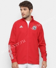 2020-2021 Ajax Red Wind Coat With Hat-GDP