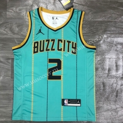 20-21 City Version NBA Charlotte Hornets Green #2 Jersey-311